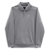VANS Not Preppy Polo Fleece Cement Heather Men's Sweaters Vans M 