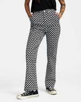 RVCA Smokin Slim Fit Pants Women's Black Women's Pants RVCA 