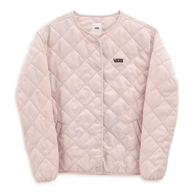 VANS Forces Quilted Jacket Women's Hushed Violet WOMENS APPAREL - Women's Street Jackets Vans 