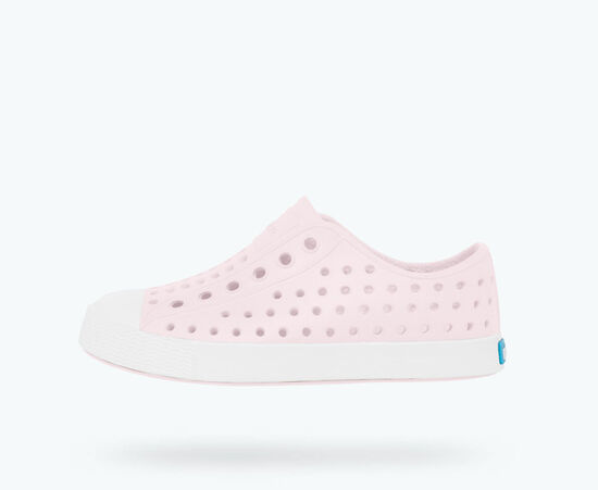 NATIVE Jefferson Child Shoes Milk Pink/Shell White