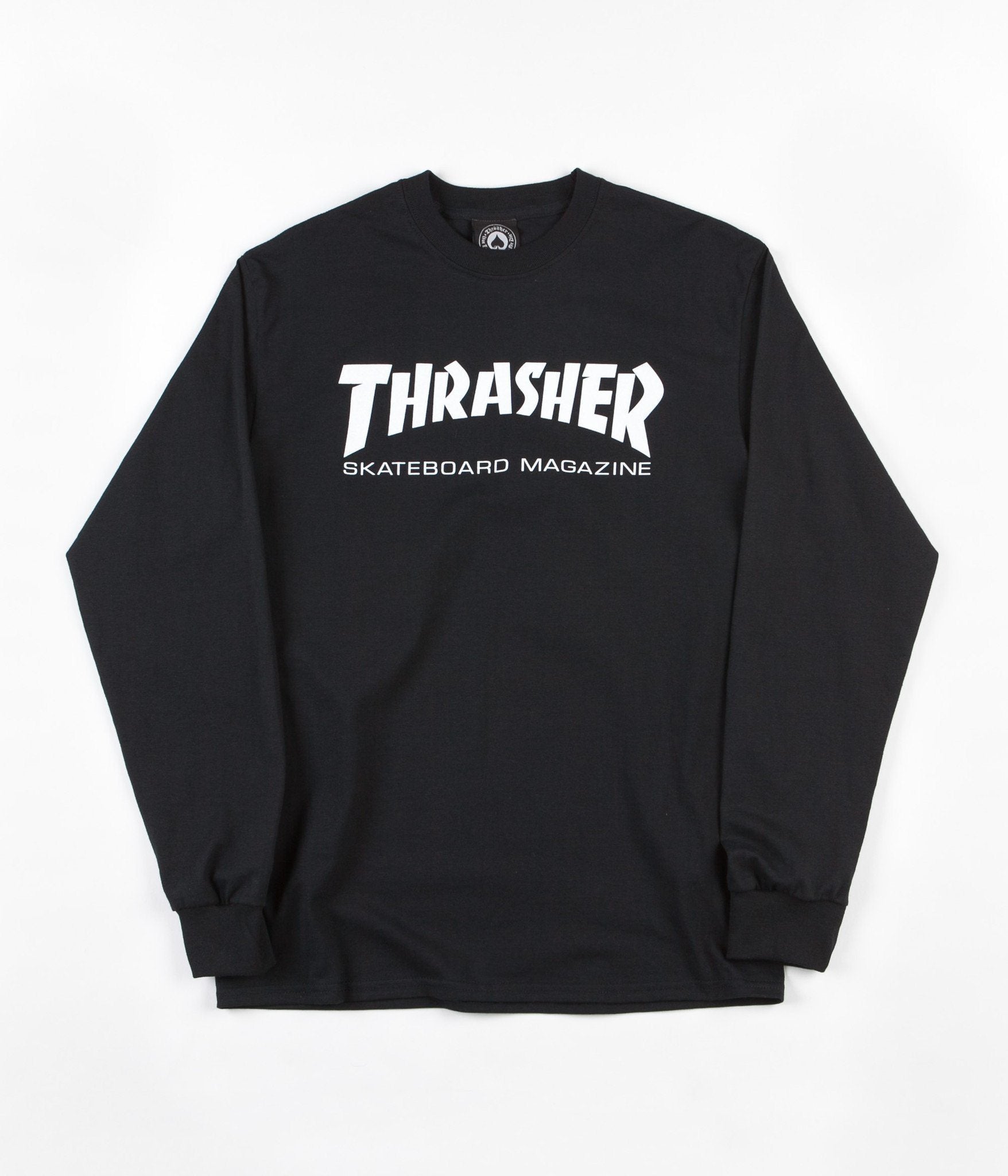 THRASHER Skate Mag L/S T-Shirt Black MENS APPAREL - Men's Long Sleeve T-Shirts Thrasher 