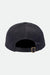 BRIXTON Alpha LP Adjustable Hat Black Vintage Wash Men's Hats Brixton 