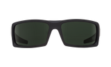 SPY General Soft Matte Black - HD Plus Grey Green Sunglasses