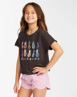 BILLABONG Mad For you Elastic Shorts Girls Pink Lady Girl's Walkshorts Billabong 