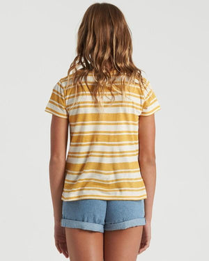 BILLABONG Soul Babe Mini T-Shirt Girls Bright Gold KIDS APPAREL - Girl's Short Sleeve T-Shirts Billabong 