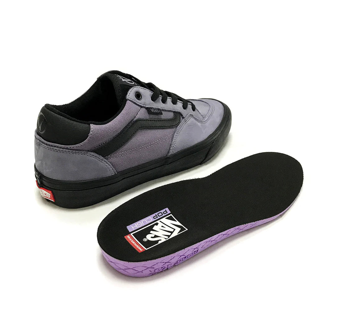 VANS Rowan Nubck Light Purple/Black Men's Skate Shoes Vans 