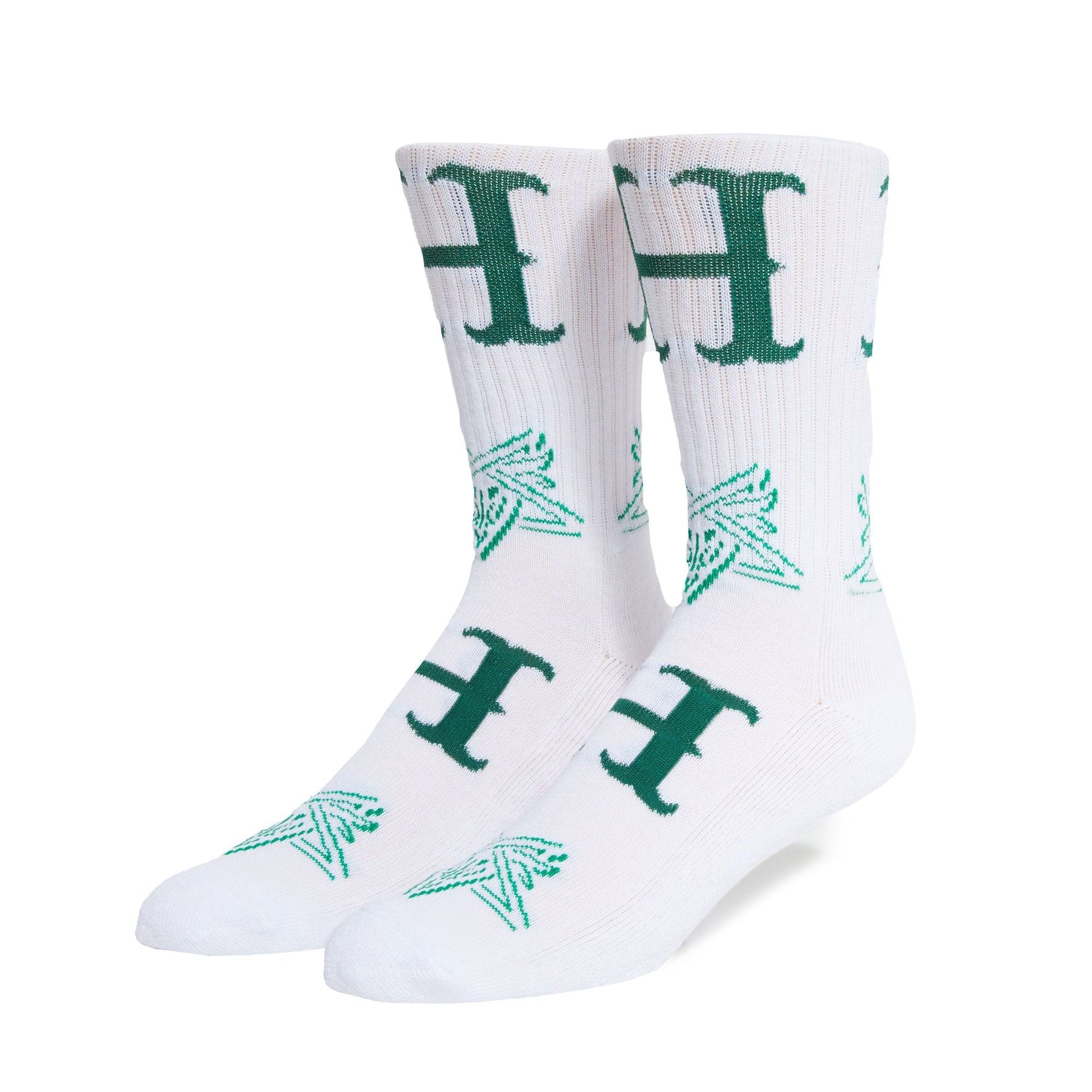 HUF x Thrasher Duality Sock White Men's Socks huf 