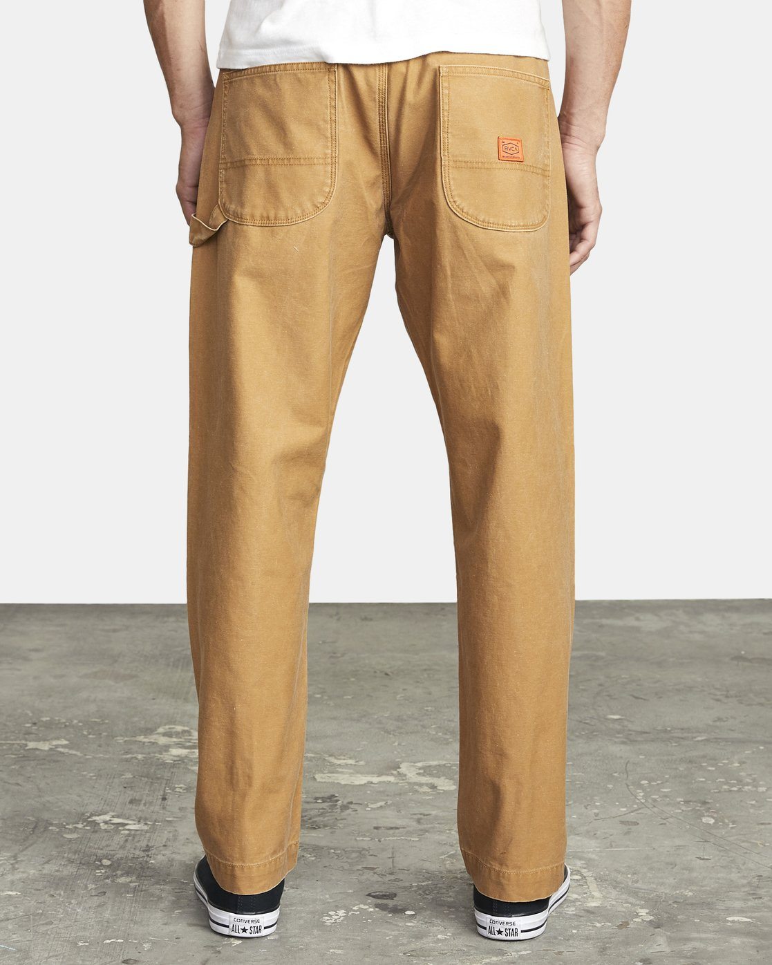 RVCA Chainmail Relaxed Fit Pant Camel MENS APPAREL - Men's Pants RVCA 