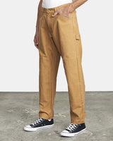 RVCA Chainmail Relaxed Fit Pant Camel MENS APPAREL - Men's Pants RVCA 