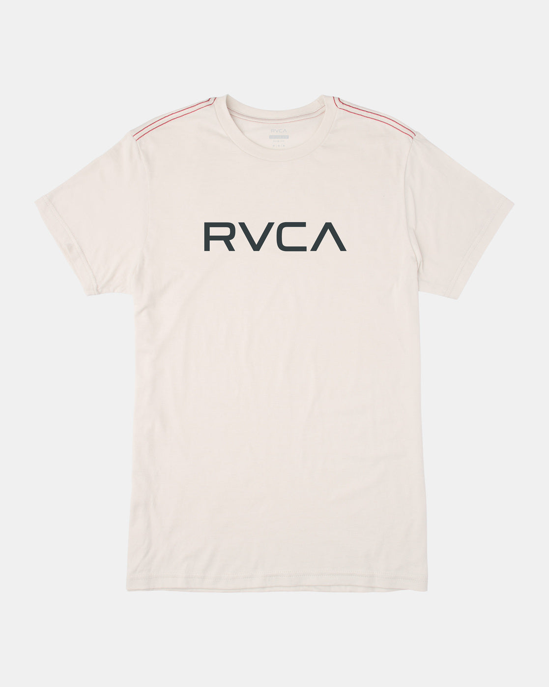 RVCA Big RVCA T-Shirt Antique White Men's Short Sleeve T-Shirts RVCA M 