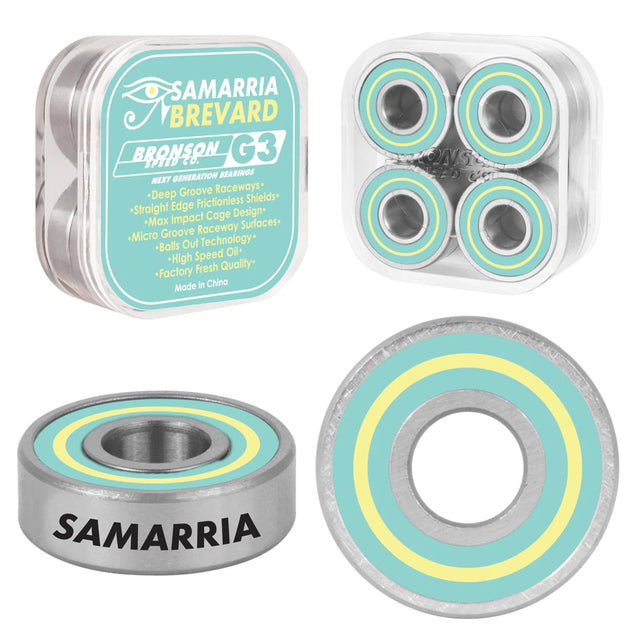 BRONSON Samarria Brevard Pro G3 Skateboard Bearings Bearings Bronson 