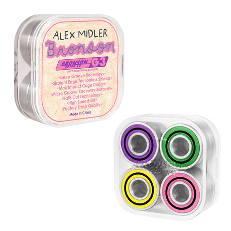 BRONSON Alex Midler Pro G3 Skateboard Bearings Bearings Bronson 