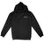 MILES Logo Hit Embroidered Pullover Hoodie Black Men's Pullover Hoodies Miles 