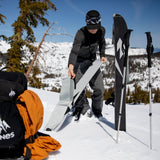 JONES Nomad Quick Tension Tail Clip Splitboard Skins Grey Group D 2021 BACKCOUNTRY EQUIPMENT - Splitboard Skins Jones Snowboards 