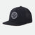 BRIXTON Crest NetPLus Snapback Hat Black Men's Hats Brixton 