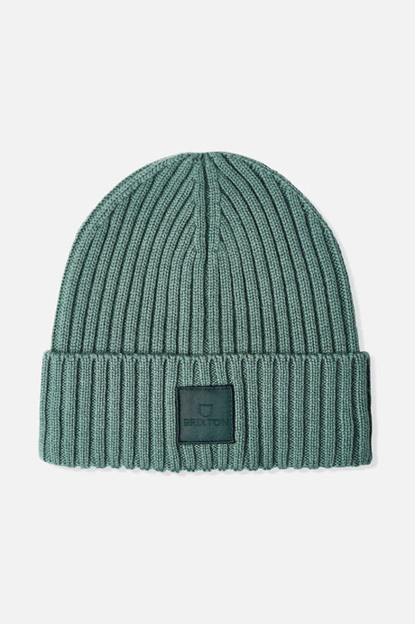 BRIXTON Alpha Square Merino Wool Beanie Dark Forest Men's Beanies Brixton 