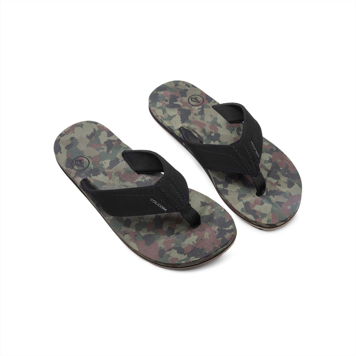VOLCOM Victor Sandals Dark Camo FOOTWEAR - Men's Sandals Volcom 