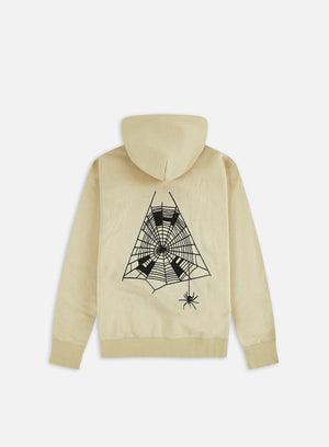 HUF Tangled Web Triple Triangle Pullover Hoodie Sand Freeride
