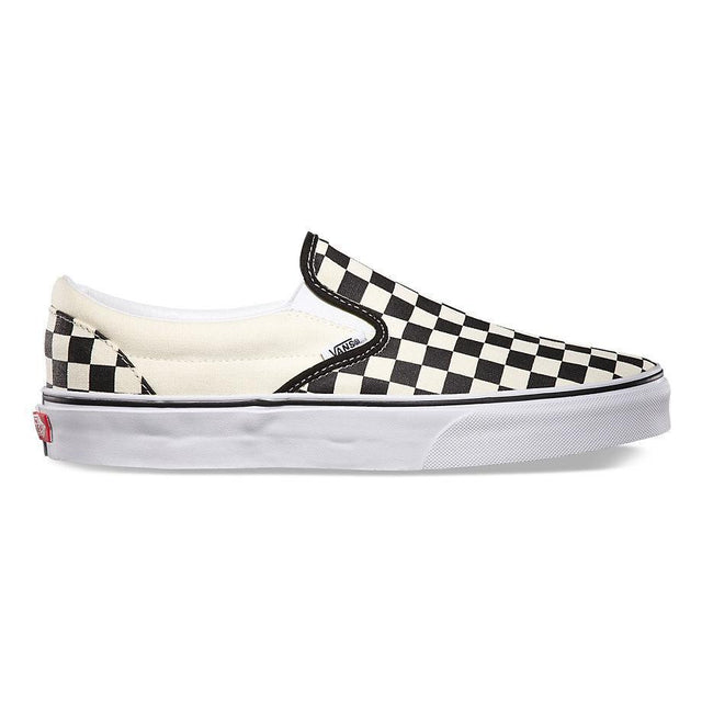 VANS Classic Slip-On Black/White Checkerboard Shoes FOOTWEAR - Men's Skate Shoes Vans 5 