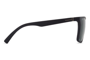 VONZIPPER Lesmore Black Satin - Wildlife Vintage Grey Polarized Sunglasses Sunglasses VonZipper 