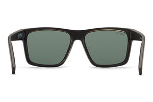 VONZIPPER Dipstick Black Satin - Wildlife Vintage Grey Polarized Sunglasses Sunglasses VonZipper 