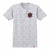 SPITFIRE OG Classic Fill T-Shirt Ash/Multi Color Prints Men's Short Sleeve T-Shirts Spitfire 