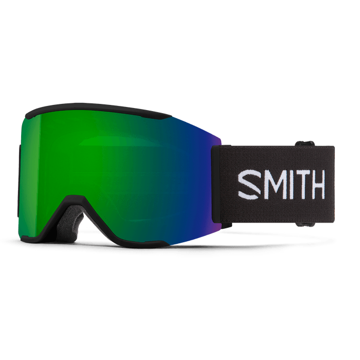 SMITH Squad Mag Black - ChromaPop Sun Green Mirror + ChromaPop Storm Amber Snow Goggle Snow Goggles Smith 