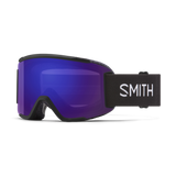 SMITH Squad S Black - ChromaPop Everyday Violet Mirror + Clear Snow Goggle Snow Goggles Smith 
