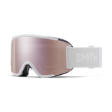 Smith Squad S White Vapor - ChromaPop Everyday Rose Gold Mirror + Clear Snow Goggle Snow Goggles Smith 