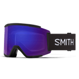 SMITH Squad XL Black - ChromaPop Everyday Violet Mirror + ChromaPop Storm Amber Snow Goggle Snow Goggles Smith 