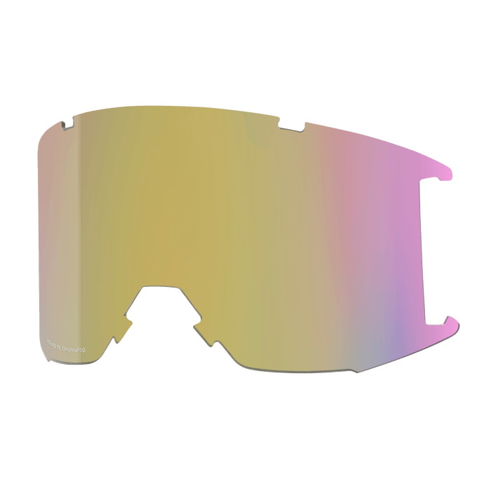 SMITH Squad XL Black - ChromaPop Sun Red Mirror + ChromaPop Storm Yellow Flash Snow Goggle