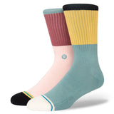STANCE Blocked Crew Socks Multi Men's Socks Stance 