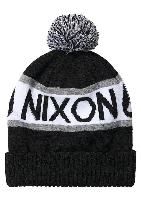 NIXON Teamster Beanie Black MENS ACCESSORIES - Men's Beanies Nixon 