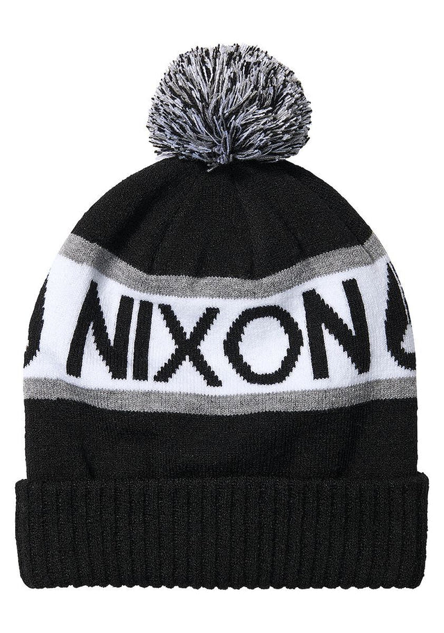 NIXON Teamster Beanie Black MENS ACCESSORIES - Men's Beanies Nixon 
