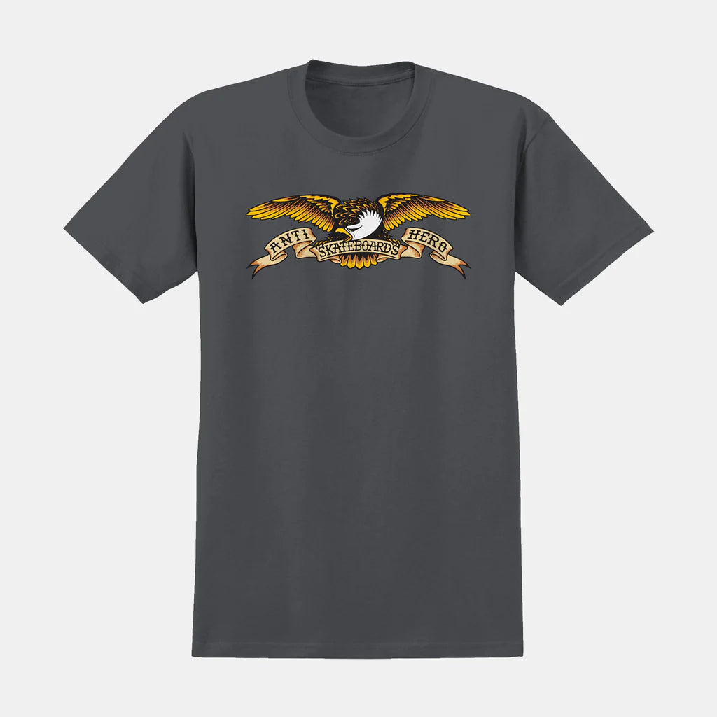 ANTIHERO Youth Eagle T-Shirt Charcoal/Multi Color Prints Boy's T-Shirts Antihero 