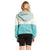 VOLCOM Wind Stoned Colorblocked Jacket Girls Aqua Girl's Street Jackets Volcom S 
