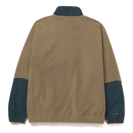 HUF Range Quarter Zip Polar Fleece Sweater Olive Men's Sweaters huf 
