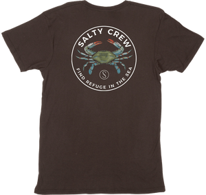 SALTY CREW Blue Crabber Premium T-Shirt Black Men's Short Sleeve T-Shirts Salty Crew 