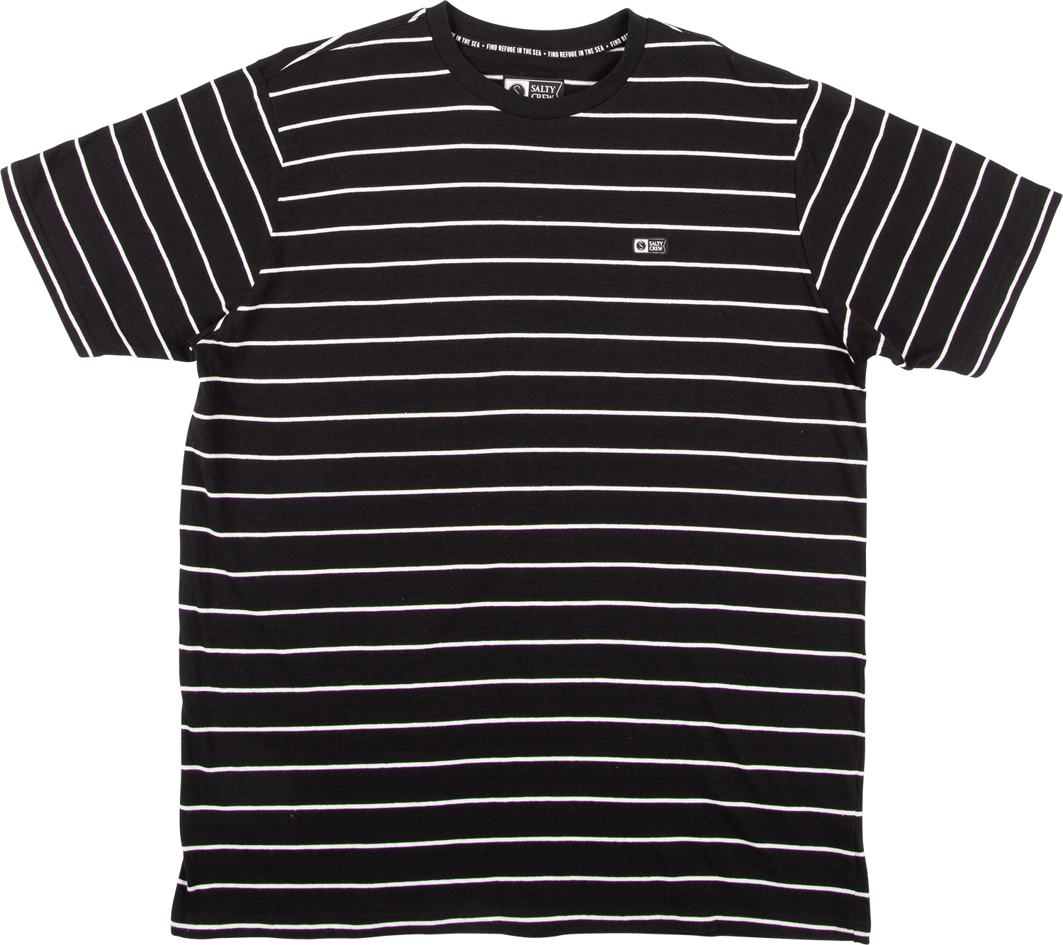 SALTY CREW Ahoy Knit T-Shirt Black Men's Short Sleeve T-Shirts Salty Crew 