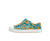 NATIVE Jefferson Sugarlite Print Child Shoes Flax Tan/Shell White/City Eucamo Youth Native Shoes Native Shoes 