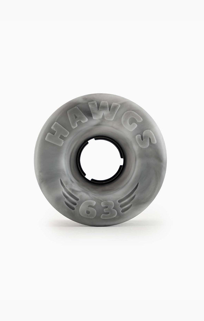 LANDYACHTZ 63mm 78a Doozies Longboard Wheels Grey/White Swirl Longboard Wheels Landyachtz 