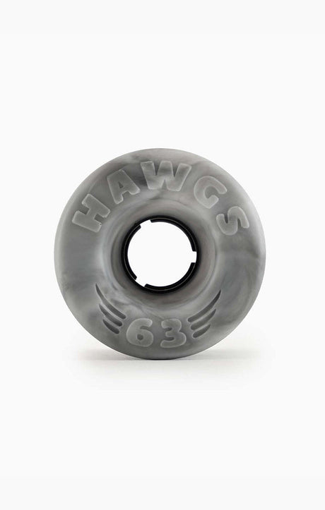 LANDYACHTZ 63mm 78a Doozies Longboard Wheels Grey/White Swirl Longboard Wheels Landyachtz 