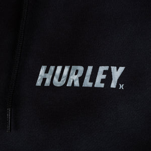 HURLEY Fastlane Tie Dye Summer Pullover Hoodie Black Men's Pullover Hoodies Hurley 