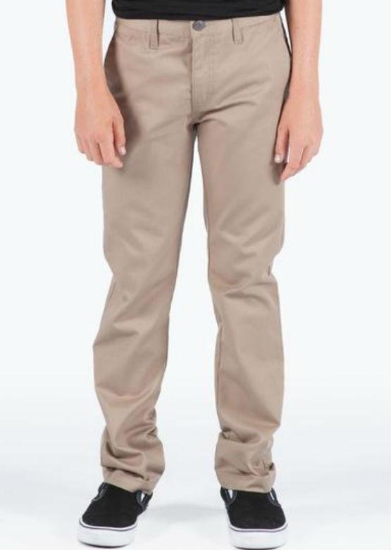 VOLCOM Frickin Slim Chino Pants Boys KIDS APPAREL - Boy's Denim and Pants Volcom BEIGE 24 