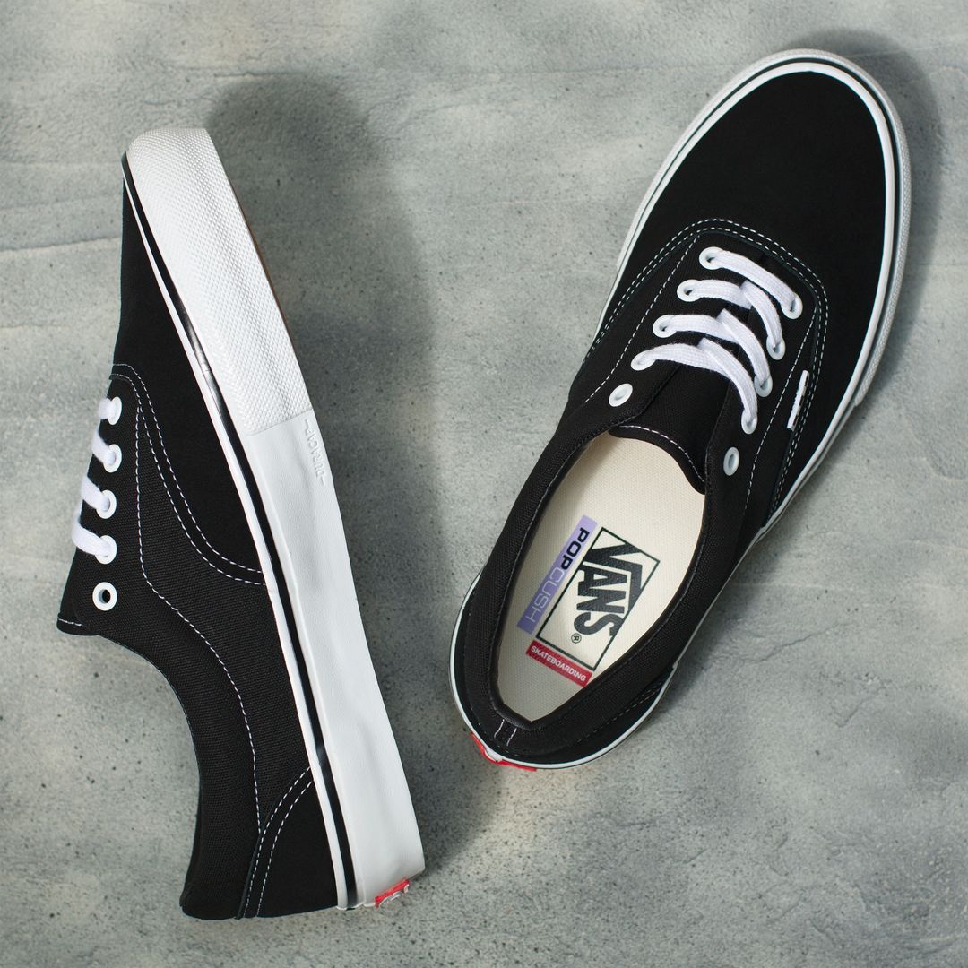VANS Skate Era Shoes Black/White FOOTWEAR - Men's Skate Shoes Vans 