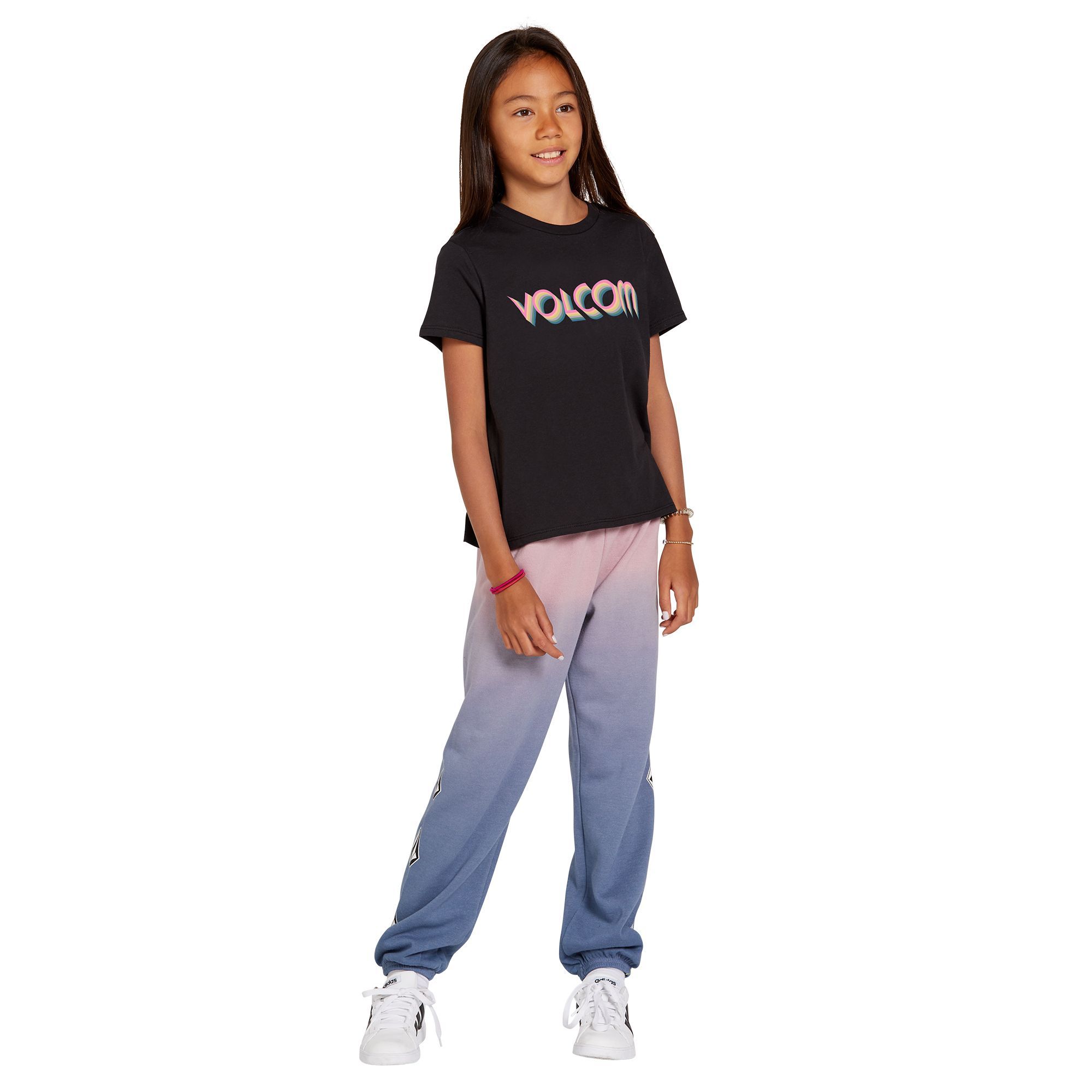 VOLCOM Last Party T-Shirt Girls Black KIDS APPAREL - Girl's Short Sleeve T-Shirts Volcom S 