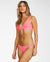BILLABONG Sol Searcher Lowrider Bikini Bottom Women's Acid Pink WOMENS APPAREL - Women's Swimwear Bottoms Billabong S 