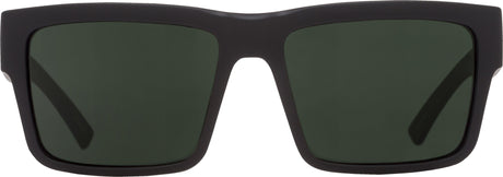 SPY Montana Soft Matte Black - Happy Grey Green Sunglasses SUNGLASSES - Spy Sunglasses Spy 
