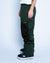BEYOND MEDALS Zip Snowboard Pants Green 2023 Men's Snow Pants Beyond Medals 