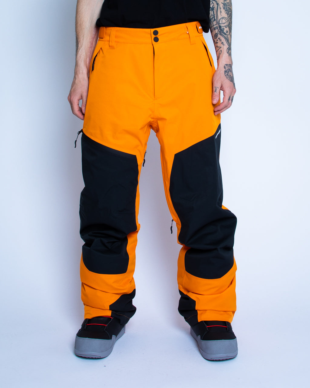 BEYOND MEDALS Zip Snowboard Pants Orange 2023 Men's Snow Pants Beyond Medals 